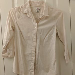 Pale Pink 3/4 Sleeve Oxford